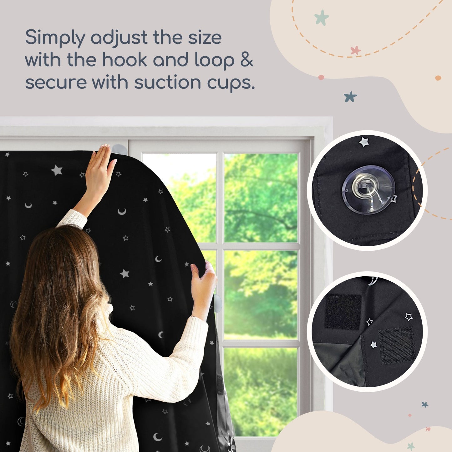 Starry Night Baby Blackout Blind